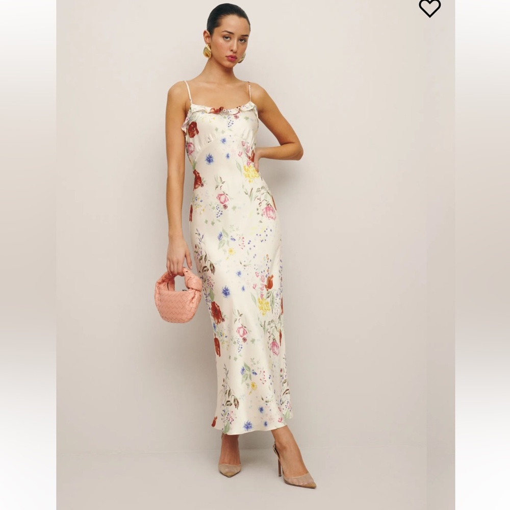 Reformation- Aribella Silk Dress
